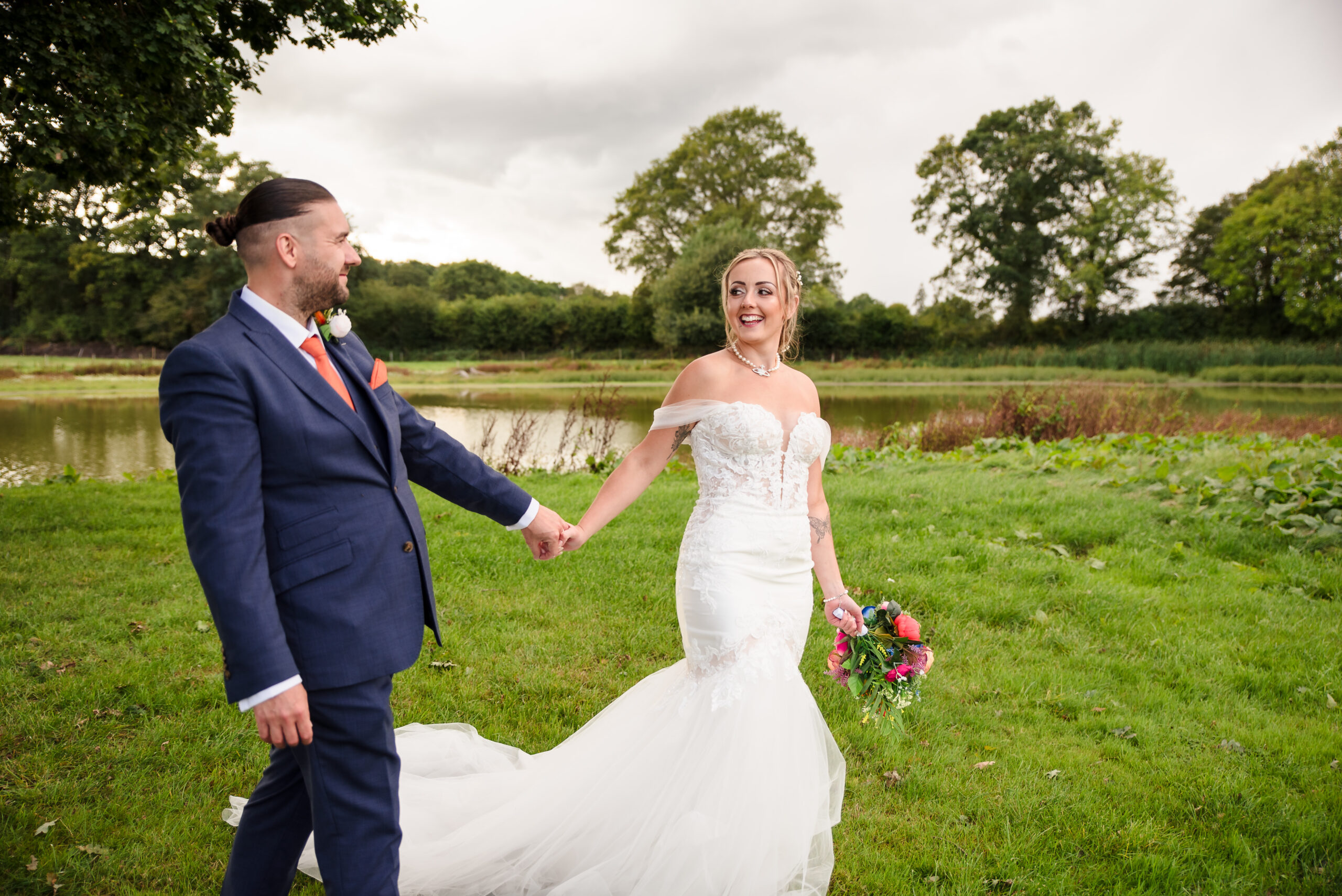 Southland Barns wedding photographer walking photos