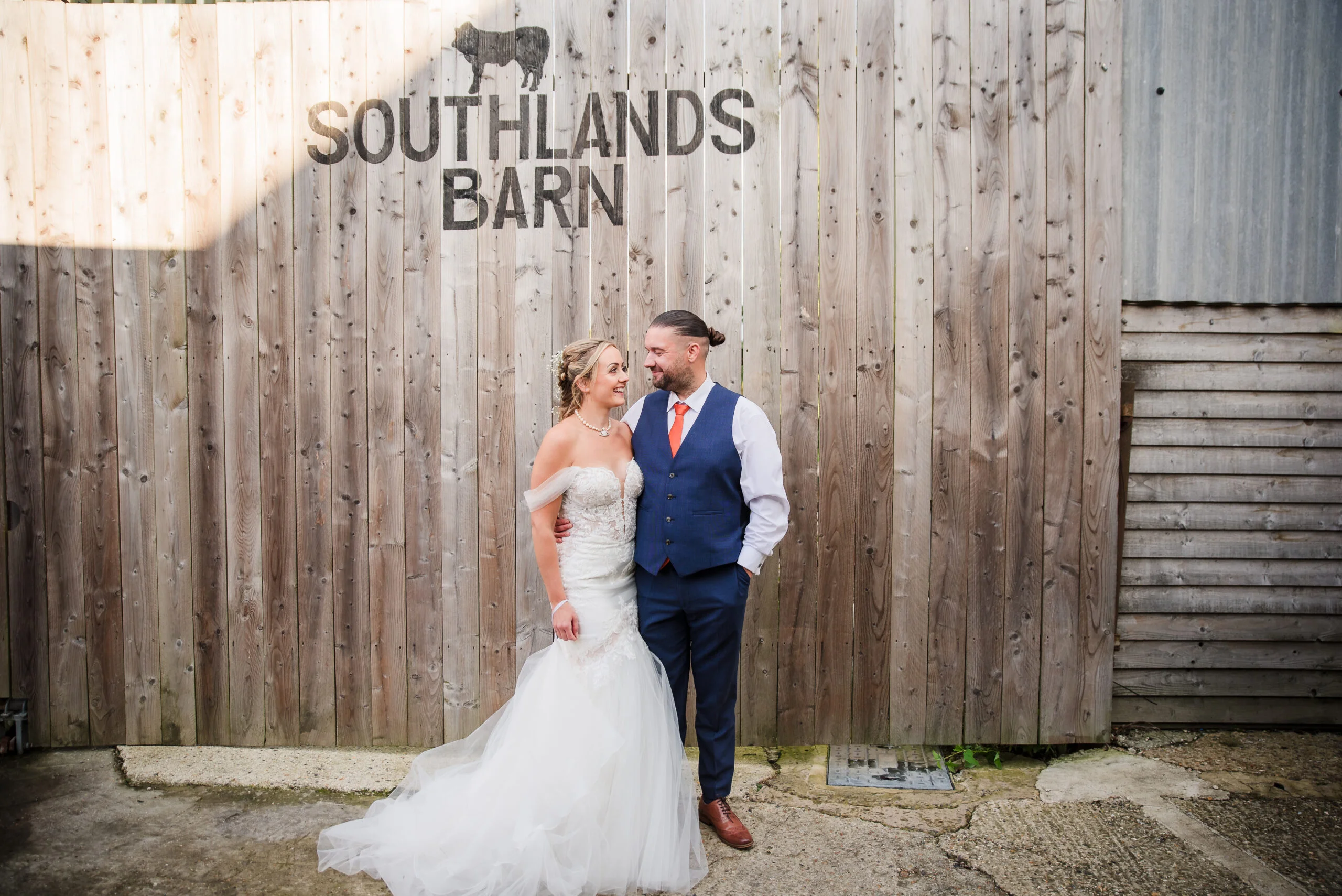 Southland Barns Wedding Photography front entrance