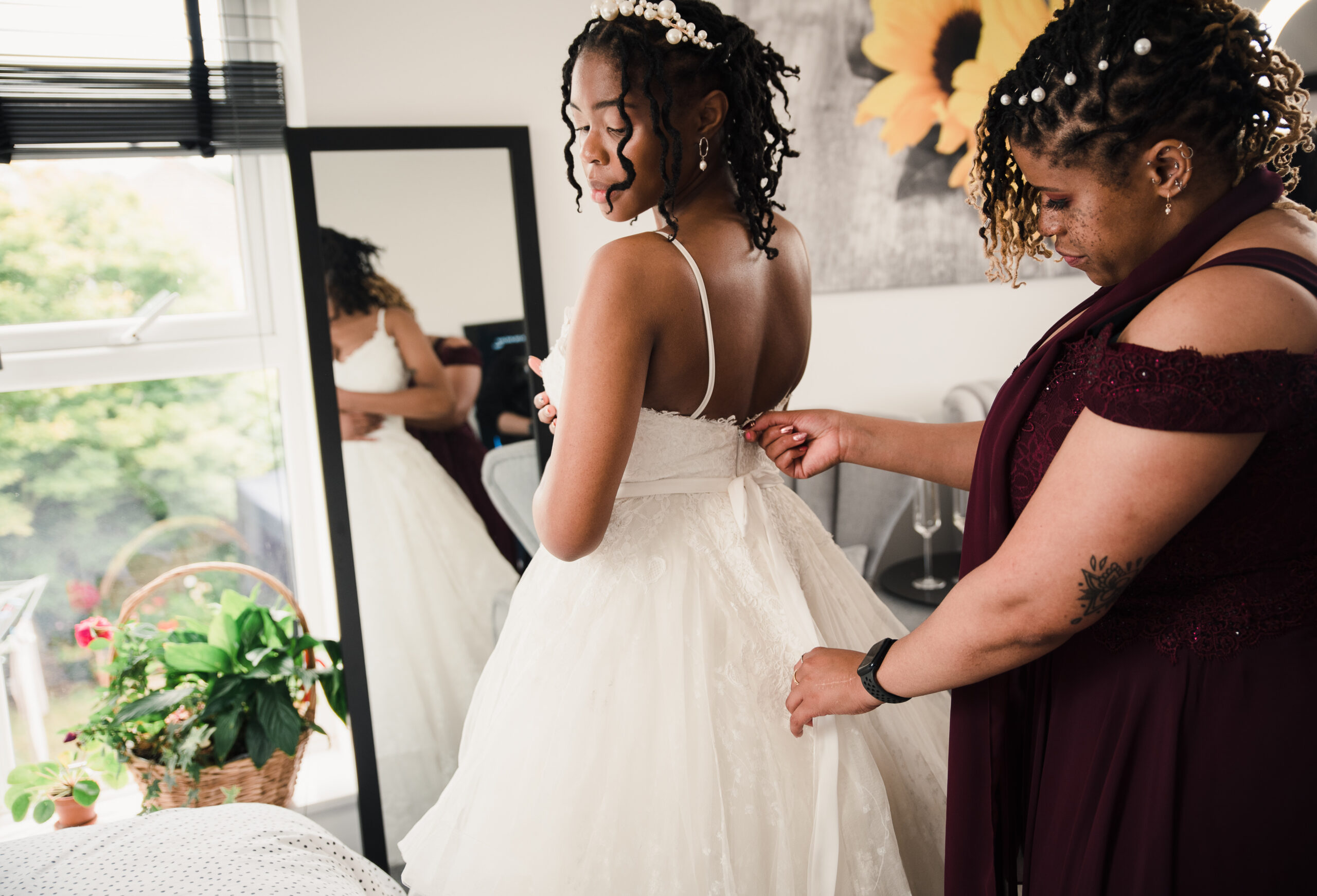 Worthing Wedding photography bride getting ready