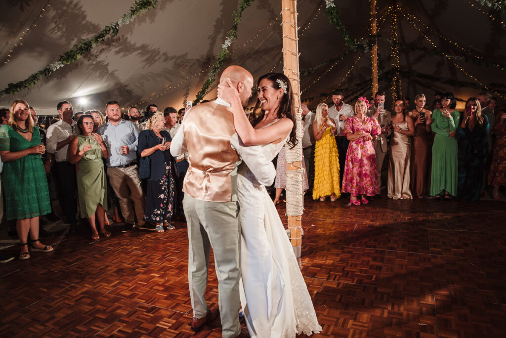 Emotional first dance at the House on the Brooks