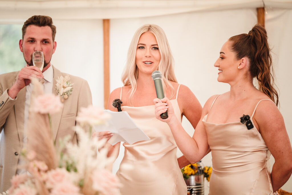 Bridesmaids speech at House on the Brooks